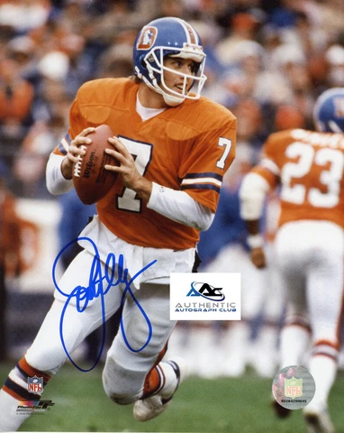 JOHN ELWAY AUTOGRAPH SIGNED 8x10 PHOTO HOF DENVER BRONCOS COA Cover