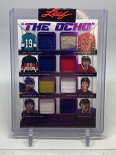 2023 Leaf Ultimate Hockey The Ocho 8 Piece Game Used Memorabilia 4/10 Thornton