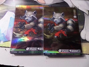 Rocket Racoon 2022 Kayou Marvel Hero Battle Series 2 1st Edition R MW02-082 X2 - Picture 1 of 1