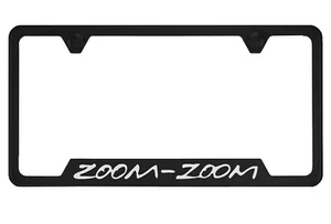 Black License Plate Frame for Zoom-Zoom, Zoom Zoom - Picture 1 of 1