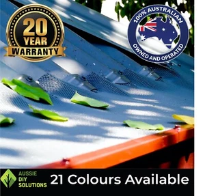 50m Aluminium Heavy Duty Gutter Guard Kit. For Corrugated Roof Install - Picture 1 of 13