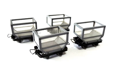 HOn30/HOe MinitrainS 5123 4-Sugarcane Fence Car Set NIB 009 Narrow Gauge Wagon - Image 1 of 4