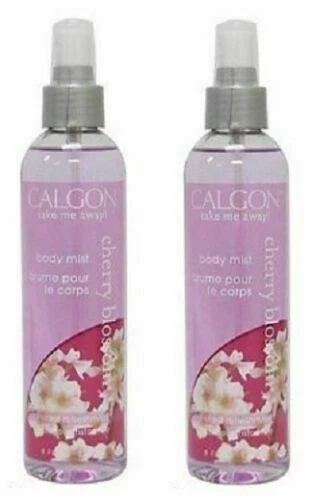 2 New Original Calgon Take Me Away Body Mist Spray, CHERRY BLOSSOM, 8 oz each - Image 1 of 1