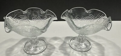 JUEGO DE 2 COMPOTAS DE VIDRIO PRENSADO VICTORIA COLECCIÓN SOUTHERN LIVING - Polonia Foto 1 de 4