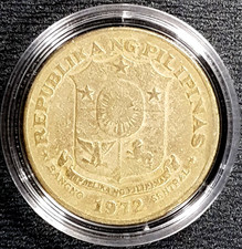 1972 PILIPINAS 1 Piso "JOSE RIZAL" Coin, Ø32mm (+FREE1 coin) #31125