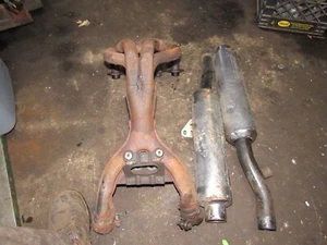 1993 kawasaki zx-6 zx600 e ninja exhaust mufflers pipe headers exhaust system - Picture 1 of 3