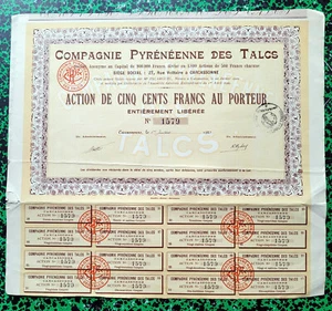 Dépt 11 - Carcassonne 27 Rue Voltaire - Rare Secteur des Mines de Talc de 1929 - Picture 1 of 2