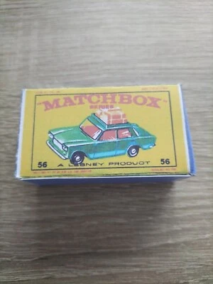 Matchbox Regular Wheels No56 Fiat 1500 (sm56)  - Replica / Copy Box only - Image 1 of 3