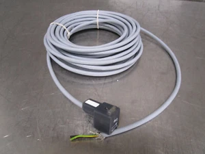 New Atam Solenoid Valve Din Plug 24V-Ac/Dc Valve 4 Prong Connector w/Cord 50' - Picture 1 of 7
