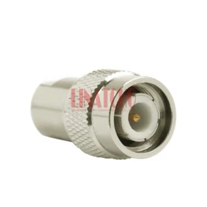 Adaptador de latón niquelado convertidor FME macho a TNC macho conector adaptador enchufe - Imagen 1 de 8