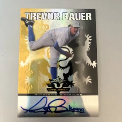 🔥ONLY5🔥 2011 Leaf Valiant Trevor Bauer RC Auto Perfect Autograph Rookie Indian - Image 1 of 4