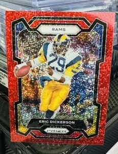 2023 Panini Prizm Eric Dickerson Red Sparkle SP - Picture 1 of 2