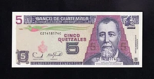 F.C. GUATEMALA , 5 QUETZALES 2006 , S/C ( UNC ) , P.106b . - Imagen 1 de 2