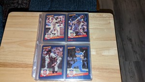 1986 Donruss All Stars Oversize Baseball Card Set of 60 Plus Pop Ups