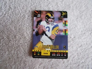 Donruss Red Zone 1995: NFL "CHRIS MILLER" Los Angeles Rams Trading Card n44 - Picture 1 of 2