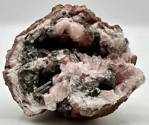Calcite And Pink Amethyst Geode #24 - Picture 1 of 11