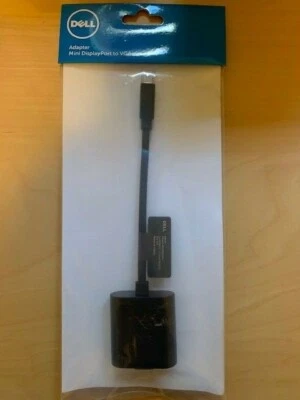 New Dell Adapter- Mini DisplayPort to VGA Model#DAYBNBC084 - Image 1 of 4