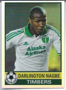 2014 Topps Chrome MLS DARLINGTON NAGBE Portland Timbers 76-77 FOOTBALLER MINI - Picture 1 of 1