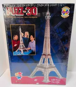 New Wrebbit Puzz-3D Eiffel Tower Three-Dimensional Puzzle 703 Pieces - Picture 1 of 2