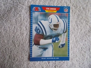 Pro Set 1989: NFL "EZRA JOHNSON" #551 Indianapolis Colts Trading Card n42 - Bild 1 von 2