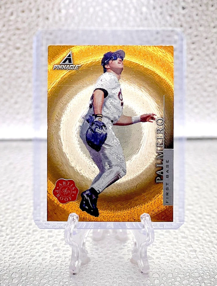 RAFAEL PALMEIRO 1998 Pinnacle #PP54 ARTIST'S PROOF PARALLEL ORIOLES LEGEND & HOF - Image 1 of 2