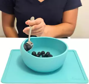 Erwachsenengröße Scooper Schüssel Silikon Tischset Saugnapf (34 Unzen) Lebensmittelqualität Silikon - Bild 1 von 9
