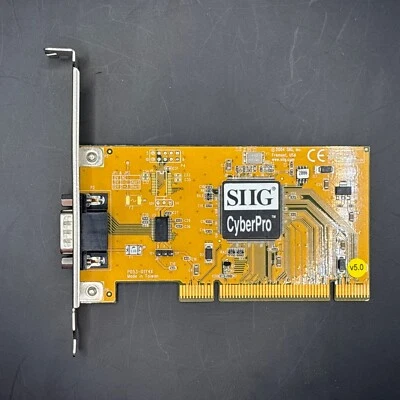 SIIG JJ-P01012 CyberPro Serial (16550) Port PCI Expansion Card P053-01Y4X V6.0 - Image 1 of 4