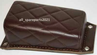 Asiento acolchado para Harley Bobber Chopper P BSA Caferacer Triumph Norton Ajs marrón oscuro Foto 1 de 4