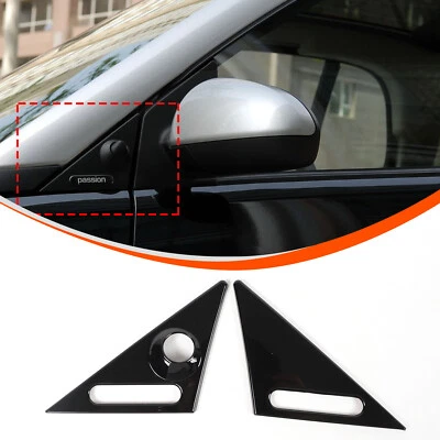 ABS Gloss BLack Windshield Pillar Panel Overlay For Smart Fortwo 2009-2015 US - Image 1 of 4