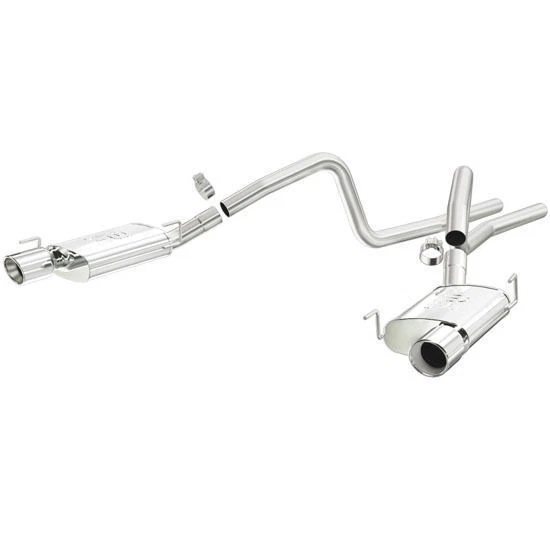 Silenciador sistema de exaustão traseiro gato 2005-2009 Ford Mustang V8 4.6L 5.4L Magnaflow - Imagem 1 de 1
