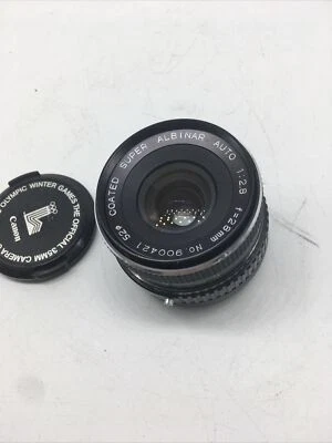_ [EX+] Lente automática súper albinar recubierta 28 mm f2,8 con tapa Foto 1 de 4