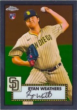 Ryan Weathers RC 2021 Topps Chrome Platinum Anniversary Baseball Rookie Card #81