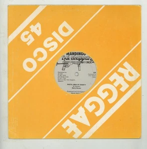 " RASTA, MAN OF DIGNITY." barry brown. MANDINGO HOT STEPPERS 10in 1982. - Picture 1 of 2