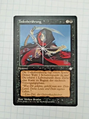 MTG Touch of Death (Todesberuhrung) German Ice Age Regular - Uncirculated - Image 1 of 3