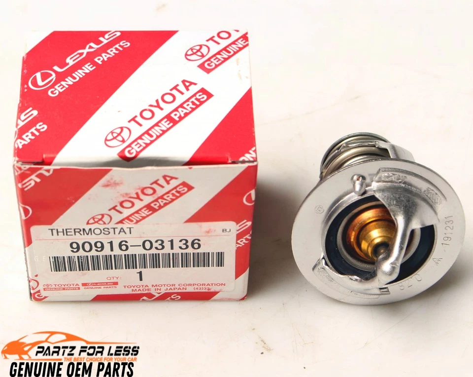 90916-03136 TOYOTA GENUINO MATRIX CAMRY SCION tC xB TERMOSTATO REFRIGERANTE MOTOR Foto 1 de 3