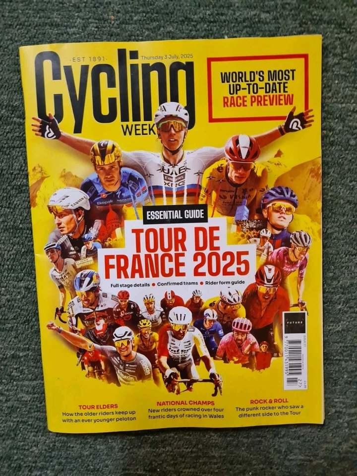 Cycling Weekly magazine Essential Guide Tour De France 2025 Most Up to Date New - Image 1 of 1