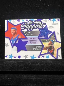Reliquias de apoyo Topps All-Star 2004-05 #ASR-CP Vince Carter Paul Pierce/250 - Imagen 1 de 2