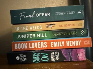 TikTok Romance Books Lot Emily Henry Lauren Asher Bk Borison - Picture 1 of 2