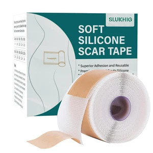 Silicone Scar Sheet 1.6X158 Roll 4M Silicone Scar Tape  Scar Removal Treatment - Picture 1 of 12