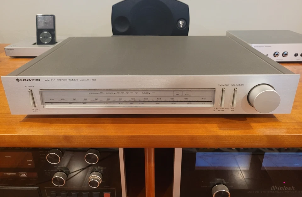 Vintage KENWOOD KT-60 AM-FM Stereo Tuner MADE IN JAPAN Tested/Works EX CONDITION - Image 1 of 4