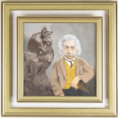 CHARLES BRAGG - "SMART AND SMARTER" OIL PAINTING ON CANVAS SIGNED CIRCA 2005 - Image 1 of 3