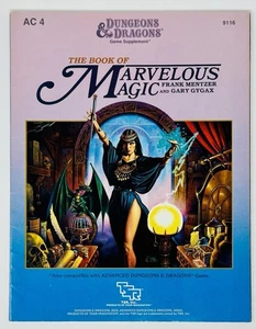 The Book of Marvelous Magic Dungeons & Dragons D&D AC4 1985 TSR #9116 - Bild 1 von 11