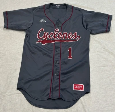 Cyclones Джерси Rawlings Серый/Бордовый No1 ОТЛИЧНОЕ СОСТОЯНИЕ ТОВАРА! Размер 38 - Изображение 1 из 4
