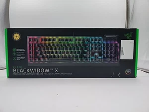 Razer Blackwidow X v4 Mechanical Gaming Keyboard  RGB NEW (#E1-A8) - Picture 1 of 9
