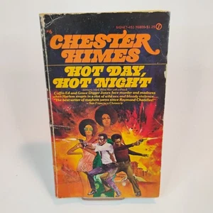 HOT DAY HOT NIGHT Chester Himes #6 Blaxploitation Fiction 1st Print Signet 1975 - Imagen 1 de 5