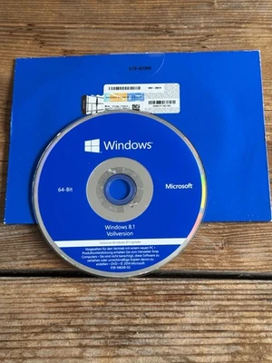 Microsoft Windows 8.1 / 64 Bit, Deutsch mit DVD und  MwSt Rechnung - Bild 1 von 3