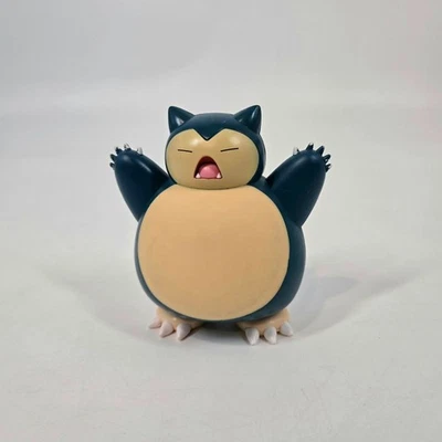 Figura de acción Pokemon Snorlax característica de batalla vientre suave malvado juguetes geniales 4" Foto 1 de 4