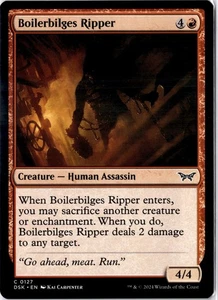 Boilerbilges Ripper Duskmourn: House of Horror Regular 127 DSK MTG - Picture 1 of 2