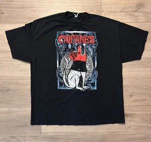 CAIFANES Mexican Rock Band Tour GIRA 2017 T Shirt Size XXL Dbl Sided RARE - Picture 1 of 8