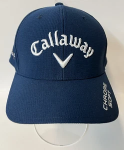 NEW Callaway Dark Navy Blue White Embroidery Golf Hat Odyssey Adjustable No Tags - Picture 1 of 5